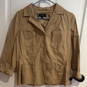 Talbots Women's Utility Jacket in Tan